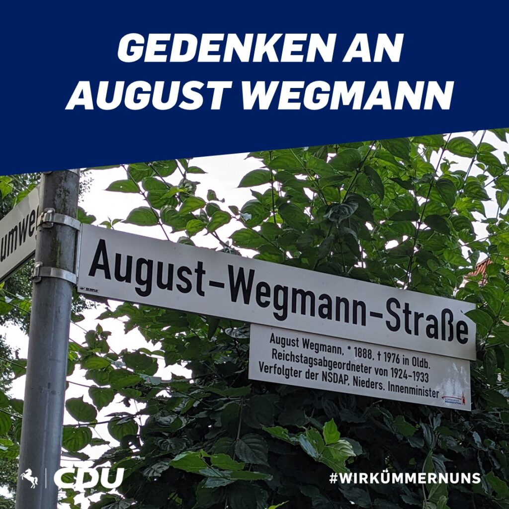 Gedenken an August Wegmann