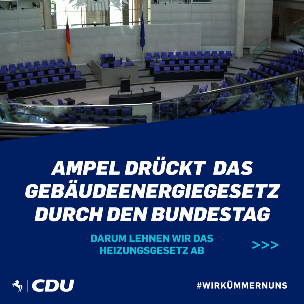 Ampel drückt das GEG durch den Bundestag