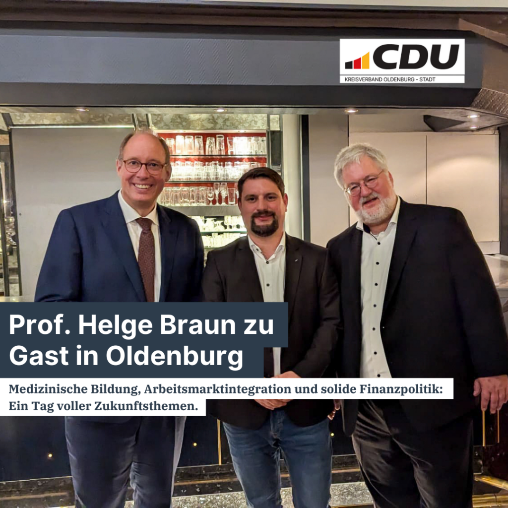 Besuch Helge Braun auf Einladung von Stephan Albani